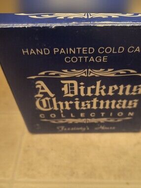 Vintage A Dickens Christmas Collection Lot: Scrooge Counting House 1988 & 90